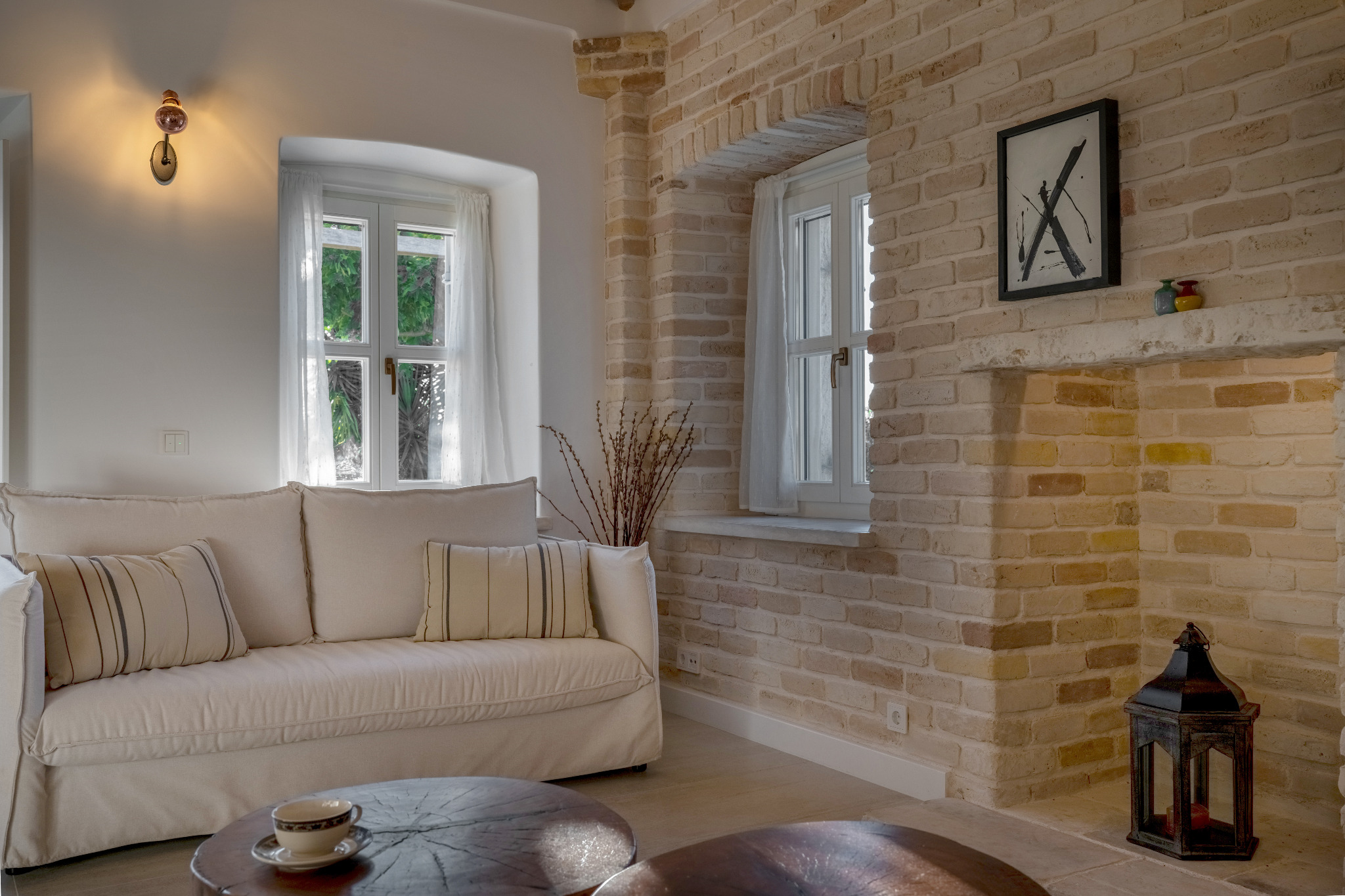 Living room & kitchen — Villa SensiTerra
