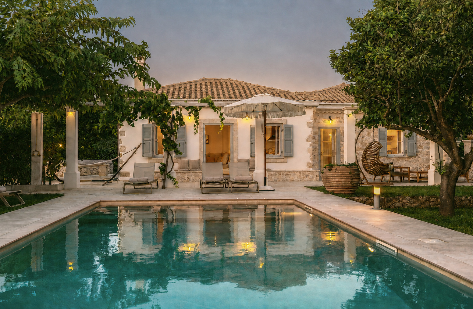 Villa SensiTerra private pool